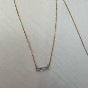 Dana Rebecca Sylvie Rose Bar Necklace